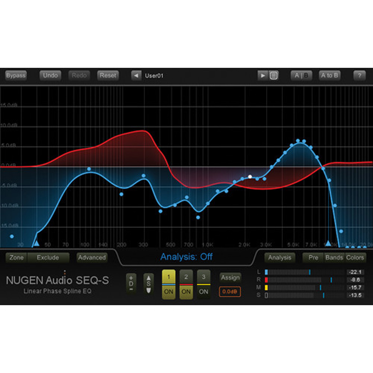 

NUGEN Audio SEQ-S Linear Phase Spline "Match" EQ Software Plug-In, Download